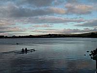 Rowers at Dawn on Hollingworth Lake 